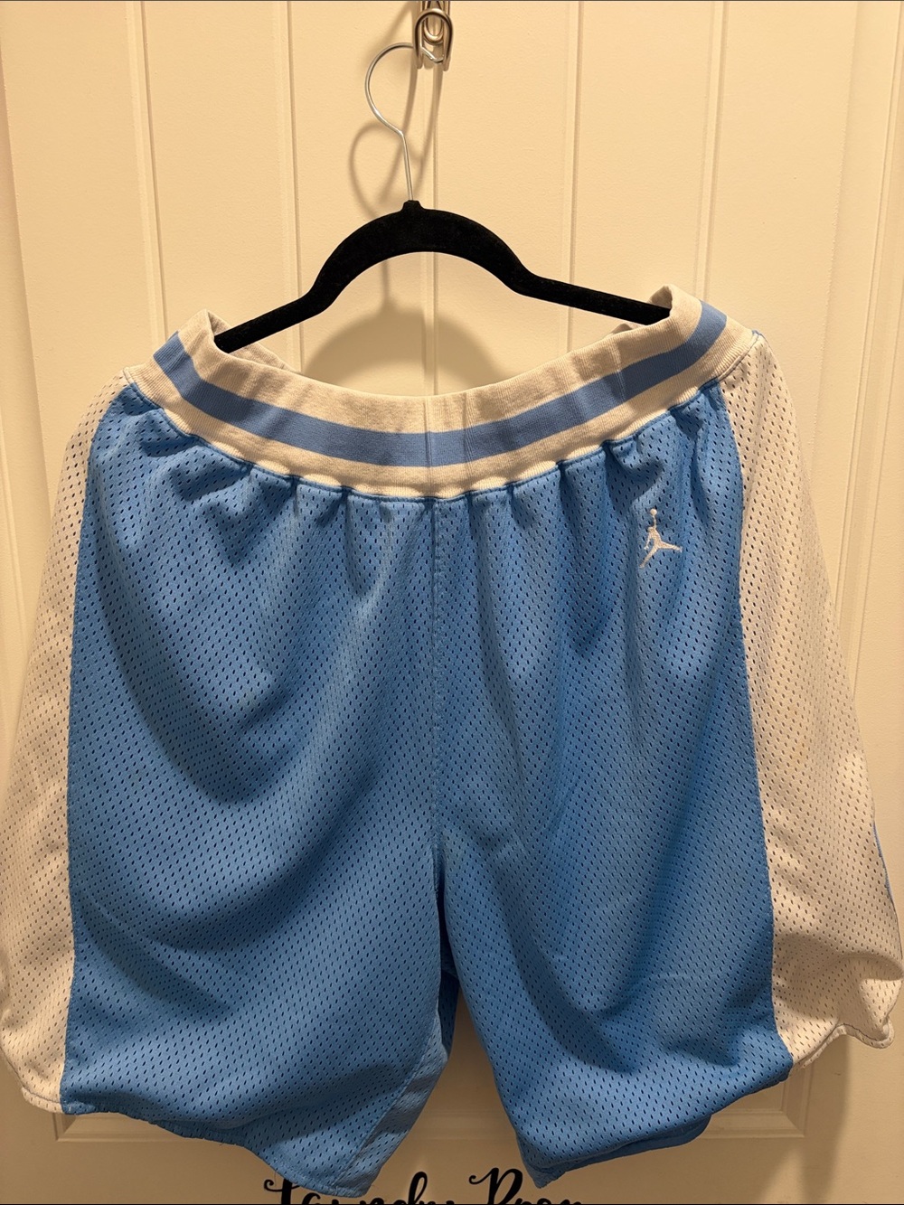 Jordan Carolina Blue Mesh Shorts Size XL